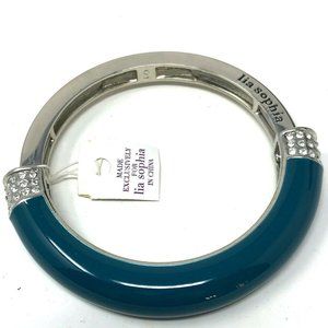 Lia Sophia Blue Stretch Bangle Bracelet